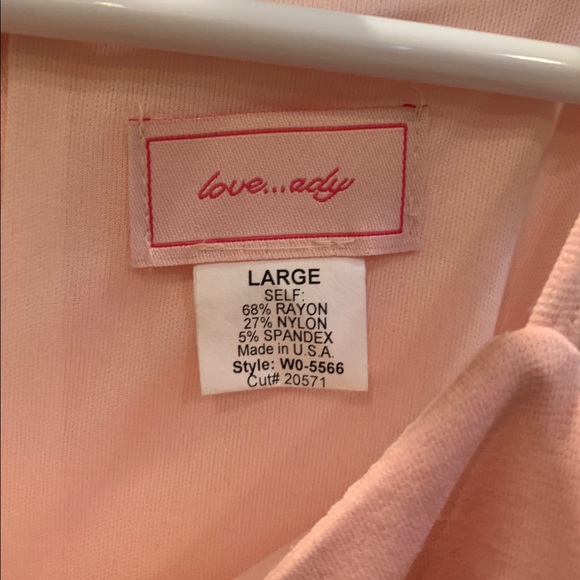 Love Ady Pink Scalloped Trim Shift Dress NEW 🌷🌸 - Picture 3 of 5